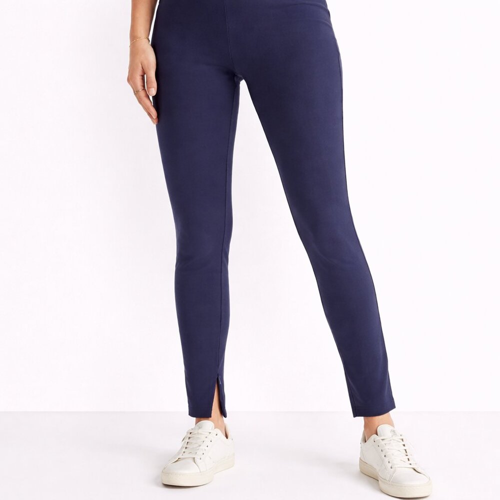FABLETICS | Navy Blue Zip-Up Skinny Pants – Women’s Small